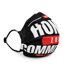 Load image into Gallery viewer, White &amp; Red Honor-Love-Commitment Premium face mask