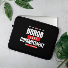 Load image into Gallery viewer, Honor-Love-Commitment Laptop Sleeve