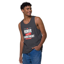 Load image into Gallery viewer, Honor Love Commitment Men’s premium tank top